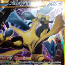 Pokemon TCG Alakazam EX Secret Rare Full Art Holo XY Fates Collide NM 125/124 - Image 5