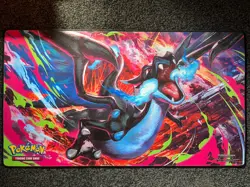 Mega Evolution Charizard X ex UPC Playmat,Coin and Deck Box bundle - Image 2