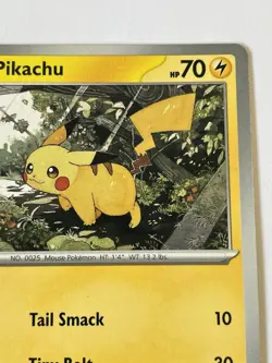 Pikachu Basic ( Red Cheeks ) #055 / 217 Pokemon Card RARE near MINT 💎 - Image 3