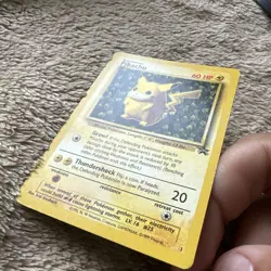 #1 Pikachu WOTC Black Star Promo Red cheeks; Vintage Pokemon - Image 4