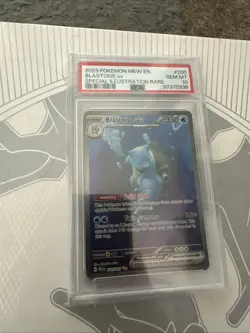 Pokemon TCG Blastoise EX Scarlet & Violet Card 200/165 Sir PSA10 GemMT - Image 1