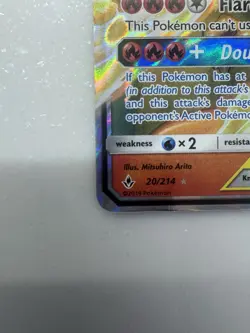 Reshiram & Charizard GX 20/214 Tag Team Holo Unbroken Bonds Pokemon Card NM - Image 3