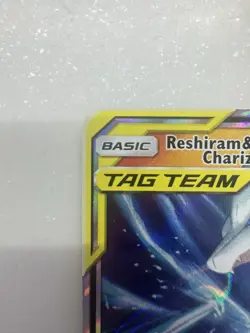 Reshiram & Charizard GX 20/214 Tag Team Holo Unbroken Bonds Pokemon Card NM - Image 4