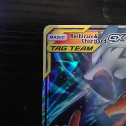 Near Mint Reshiram & Charizard GX TAG TEAM 20/214 Unbroken Bonds 2019 Holo - Image 4
