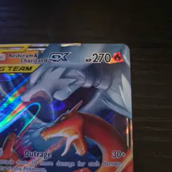 Near Mint Reshiram & Charizard GX TAG TEAM 20/214 Unbroken Bonds 2019 Holo - Image 5