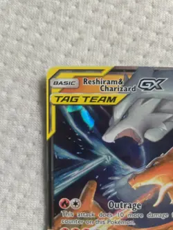 Pokemon Reshiram & Charizard GX TAG TEAM 20/214 Unbroken Bonds UR Holo Eng - Image 4