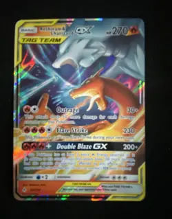 🌟 Pack Fresh 🌟 Reshiram & Charizard GX TAG TEAM Holo 20/214 Unbroken Bonds - Image 1