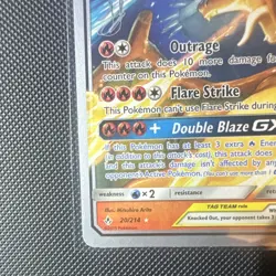 Reshiram & Charizard GX 20/214 Sm-Unbroken Bonds TAG TEAM Ultra Rare Holo - Image 5