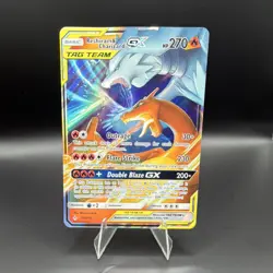 Reshiram & Charizard GX TAG TEAM Ultra Rare Holo 20/214 Sm-Unbroken Bonds - Image 1