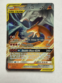 Reshiram & Charizard Tag Team GX 20/214 SM-Unbroken Bonds Holo - Image 1