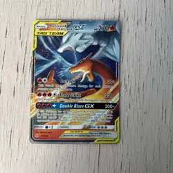 Pokemon Reshiram & Charizard Tag Team GX Unbroken Bonds 20/214 Holo Ultra Rare - Image 1