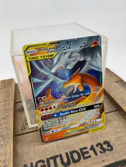 Pokemon Reshiram & Charizard GX 20/214 SM-Unbroken Bonds TAG TEAM Holo - Image 3