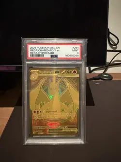Mega Charizard Y ex 294/217 Mega Hyper Rare Ascended Heroes Pokemon Holo NM - Image 1