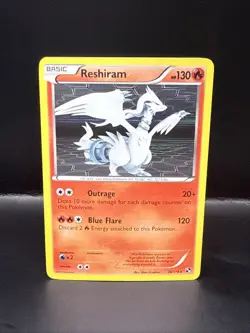 Pokemon Black & White 26/114 Reshiram Holo Rare Card - Image 1