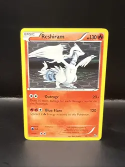 Pokemon Black & White 26/114 Reshiram Holo Rare Card - Image 2