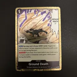 Ground Death OP14-096 The Azure Sea's Seven Foil English One Piece R Rare - Image 1