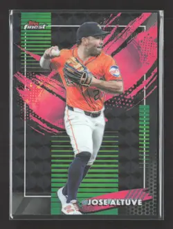 2026 Topps Finest Jose Altuve #209 Rare Black Geometric /10 - Image 1