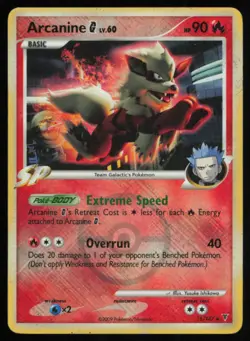 2009 Platinum - Supreme Victors Arcanine G HP Basic/Rare #15 - Image 1