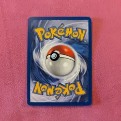 PRINT ERROR Poliwrath 15/130 Base Set 2 Holo Rare Pokemon Card - LP - Image 2