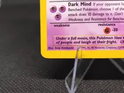 Pokemon TCG WOTC Gengar Fossil Set 20/62 Rare Unlimited English 1999 LP - Image 3