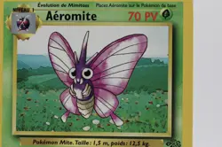 Pokemon TCG Aeromite Venomoth Jungle 29/64 French Non Holo Unlimited Rare 1999 - Image 2