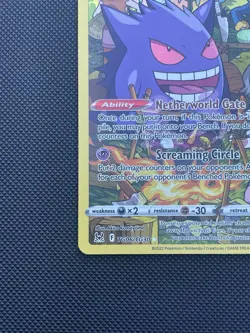 Pokemon TCG Gengar TG06/TG30 Full Art Trainer Gallery Lost Origin - Image 3