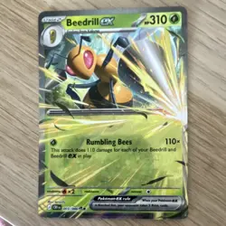 Pokemon TCG chaos rising Beedrill EX 003/086 Ultra Rare Holo 310HP - Image 1