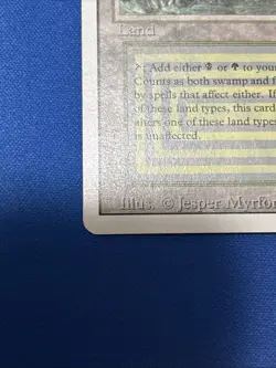 MTG Bayou Revised Edition Regular Rare - Image 4
