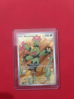 Pokemon TCG Maractus 093/086 Illustration Rare Black Bolt Card - Image 1