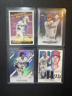 Shohei Ohtani 4-Card Lot Topps Inserts CN-9, ATT-8, BR-1, SMLBC-24 - Image 1
