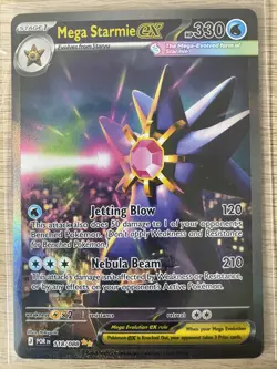 Mega Starmie 118/088 Special Illustration Rare SIR Pokemon Perfect Order Card - Image 1