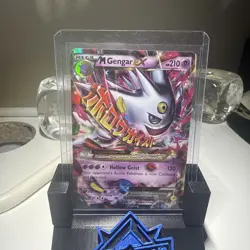 M Gengar EX XY166 Holo XY Promo Pokemon Card MP - Image 1