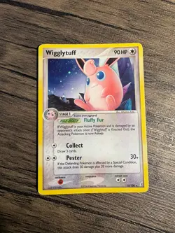 Wigglytuff Rare Holo 13/100 Crystal Guardians Pokemon Card - NM/LP - Image 1