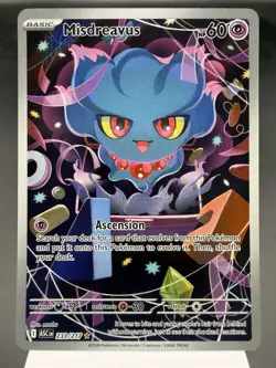 Misdreavus 233/217 - Illustration Rare - Ascended Heroes Pokemon Card MINT - Image 1