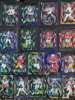 2024 Panini Select NFL Football Prizm Shock Quarterback Josh Allen 46 Card Lot - Image 3