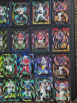 2024 Panini Select NFL Football Prizm Shock Quarterback Josh Allen 46 Card Lot - Image 4