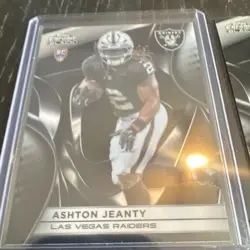 Topps Chrome Black 2025 Raiders 3-Card Lot Jeanty RC/Crosby/Bech - Image 2