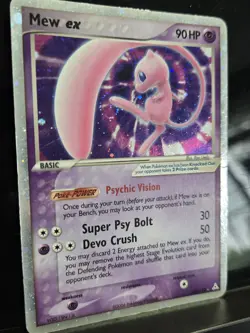 Mew EX 100/110 Holo Rare - Holon Phantoms Kick Swirl 🌀 LP/MP w/ Video 🥋✨ - Image 4