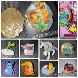 Walt Disney Pixar 10 Pin Collection Lot- Toy Story Finding Nemo Good Dinosaur LR - Image 1