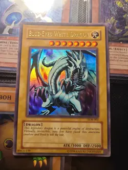 Blue Eyes White Dragon LOB-001 Legend Of Blue Eyes Yugioh! [Wavy Print] - Image 1