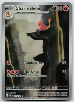 Pokemon Charmeleon 169/165 151 Illustration Rare Holo NM - Image 1