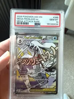 2026 POKEMON ASC EN-ASCENDED HEROES MEGA ATTACK RARE MEGA FROSLASS EX PSA 10 - Image 1