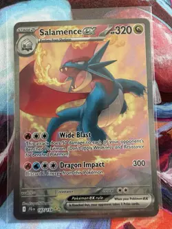 Pokemon TCG Salamence ex 187/159 Ultra Rare Near Mint - Image 1