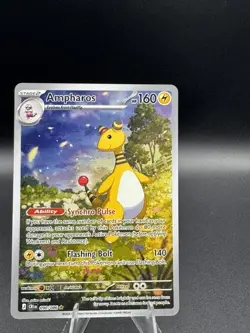 Ampharos - Holo Illustration Rare ME04: Chaos Rising 090/086 NM - Image 1