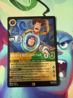 Disney Lorcana TCG Woody & Buzz Lightyear - Best Buddies 28/204 Foil / Coldfoil - Image 2