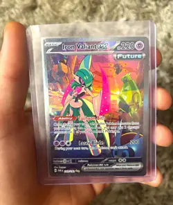 Pokemon TCG Iron Valiant ex Full Art Holo SIR 249/182 SV04 EN - Image 1