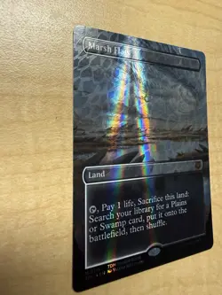 Marsh Flats (Borderless) (Dragonscale Foil) Special Guests Foil - Image 2