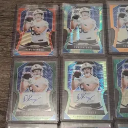 Panini Prizm Dawson Knox Rookie Buffalo Bills Autograph Lot 15 Cards 2019 - Image 2