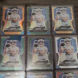 Panini Prizm Dawson Knox Rookie Buffalo Bills Autograph Lot 15 Cards 2019 - Image 3