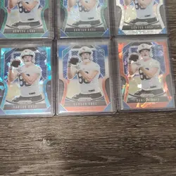 Panini Prizm Dawson Knox Rookie Buffalo Bills Autograph Lot 15 Cards 2019 - Image 5